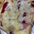 リラシャン's cooksnap of when they made ハム＆チーズのケチャップトーストサンド.