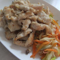 きらり流れ星's cooksnap of when they made にんじんと豚肉の塩炒め.