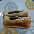 クック3N0VKO☆'s cooksnap of when they made 簡単☆チョコバナナトースト.