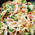Emihann's cooksnap of when they made 簡単☆残り物で作る!!焼うどん.