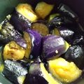 ひんべえ's cooksnap of when they made めんつゆに蜂蜜☆茄子の素揚げ煮浸し.