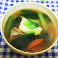 ととろ＆めい's cooksnap of when they made 具材楽しむお味噌汁☆厚揚げ/ベーコンほか.