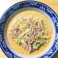 はっち～♪'s cooksnap of when they made 超簡単！サッポロ一番(味噌)で本格担々麺.