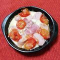 ﾁｲﾁｬﾝﾏﾏ's cooksnap of when they made ハムとトマトのココットカマン.