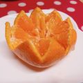 みっくママ's cooksnap of when they made みかんで お花(*´╰╯`๓)♬.