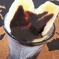 チェリチョコ's cooksnap of when they made バナナ＆ヨーグルト☆はちみつ＆チョコシロ.