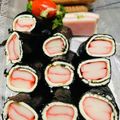 minami1967's cooksnap of when they made お弁当に♪カニカマとチーズ海苔まき♪.