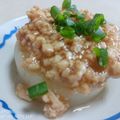 naocolin's cooksnap of when they made 懐かしの味☆あんかけ鶏そぼろ大根.