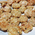 ゆいちん5's cooksnap of when they made れんこんのさんますり身はさみ焼き.