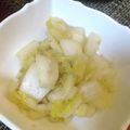 古賀竜一's cooksnap of when they made 【簡単おつまみ】アンチョビ白菜(笑).