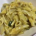 papikun's cooksnap of when they made ホクホク！かぼちゃのクリームパスタ☆.