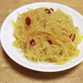 ふみこばあ's cooksnap of when they made そうめんかぼちゃ（錦糸瓜）の塩きんぴら.