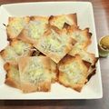 ハッピーまるしぇ's cooksnap of when they made 余った皮でしらすとチーズのパリパリピザ☆.
