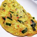 ⭐とっくん⭐'s cooksnap of when they made ニラ玉チーズオムレツ.