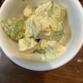 こっつぇん's cooksnap of when they made アボカドと木綿豆腐のわさび醤油マヨサラダ.
