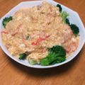 ゆらみち's cooksnap of when they made ブロッコリーの中華かに玉あんかけ.