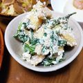 低カロ探検隊's cooksnap of when they made 春菊と柿de霜月の彩り白和え.