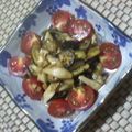 ほまかなしに's cooksnap of when they made トマトとナスのにんにく風味のサラダ！！.