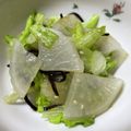 こまこま子's cooksnap of when they made やみつきの味！レタスと大根の塩昆布ナムル.