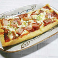 ＠迷子＠'s cooksnap of when they made サクッ＆とろ～り！ミートソース油揚げピザ.