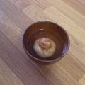 パンダさんでーす。's cooksnap of when they made 醤油ミソ焼きオニギリの梅茶漬け.