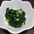 魔女鈴's cooksnap of when they made モロヘイヤときゅうりのたたき.