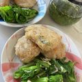 マサプリ's cooksnap of when they made 冷凍里芋で簡単！里芋と桜えびのおやき.
