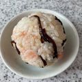 yu🐓's cooksnap of when they made 明太子と昆布（塩　佃煮）の二刀流おにぎり.
