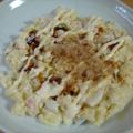 Nekozame's cooksnap of when they made 豆腐でふわふわ♪　レンジで簡単お好み焼き.