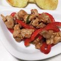 あゃぶぅ's cooksnap of when they made 豚パプリカのチンジャオロース.