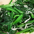 ♪ミチル♪'s cooksnap of when they made ほうれん草とちりめんじゃこのナムル.