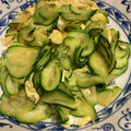 んりおか's cooksnap of when they made 【農家のレシピ】ズッキーニと卵の炒め物.
