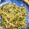 こむきむこ's cooksnap of when they made もやしと豆苗とツナの豆板醤炒め♩.