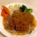 クック8GEQ0U☆'s cooksnap of when they made 風月風ソースを使った鉄板ビーフバター焼き.