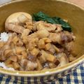 ぱぴぷぺぽんちゃん's cooksnap of when they made お肉ゴロゴロ☆筍入り☆ごつ盛り魯肉飯♪.