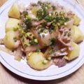 クックCKF4YZ☆'s cooksnap of when they made 豚バラ肉とじゃがいもの甘辛照り焼き炒め.