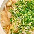 クックＦ8ＪＷ40☆'s cooksnap of when they made 白菜&豆苗の【平日鍋】☆豚こま簡単メイン.