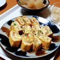 チコリママ's cooksnap of when they made 鶏そぼろで♥玉子焼き.