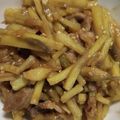 ビビとさっちん's cooksnap of when they made さつま芋りんご豚肉炒め.