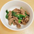 ★ぴよぴよ501★'s cooksnap of when they made 牛肉と小松菜のにんにく醤油炒め.