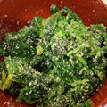 ◎みーちゃん◎'s cooksnap of when they made ほうれん草の粉チーズ和え.