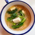 ありみりん♡'s cooksnap of when they made 小松菜とモヤシの味噌汁.