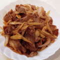 クックYT3MI2☆'s cooksnap of when they made 牛肉と玉ねぎとごぼう炒め.