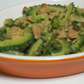 tsucchan's cooksnap of when they made ゴーヤと玉ねぎのシーチキン炒め.