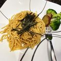 クックBXKWD0☆'s cooksnap of when they made イケアのたらこチューブでたらこパスタ再現.