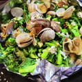 クックM96XDX☆'s cooksnap of when they made 菜の花とあさりのペペロン焼き.