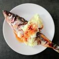 ひさかた's cooksnap of when they made 春にしん焼きわさび大根添え.