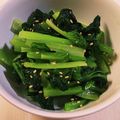 すずなまり's cooksnap of when they made 雪菜のからし和え.