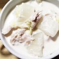 まぶたん's cooksnap of when they made ヘルシー♡鶏ささみ肉と白菜のミルクスープ.