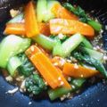 かぴーな's cooksnap of when they made チンゲン菜と鶏ひき肉のピリ辛丼☆.